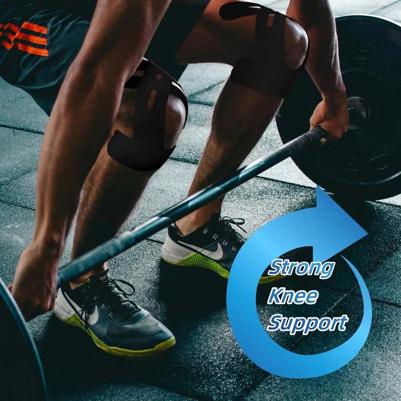 [Knieschützer für den Sport | Atmungsaktive und wasserdichte, vorgeschnittene Bänder]