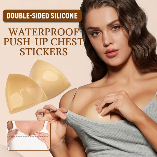 Doppelseitige wasserdichte Push-Up-Brustaufkleber aus Silikon🌸