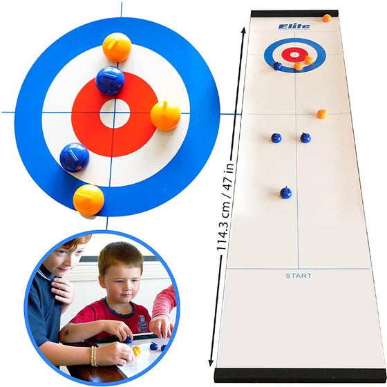 🎅Feiere Weihnachten💯2025 Neues Tisch-Curling-Spiel für die ganze Familie