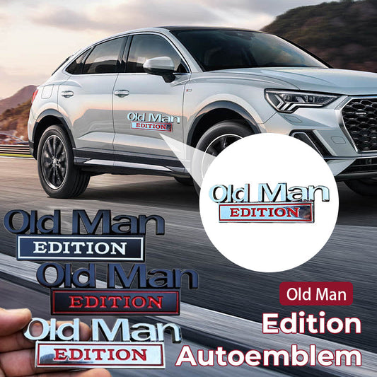 Autoaufkleber für Senioren/🚗 Autoaufkleber „Old Man Edition“