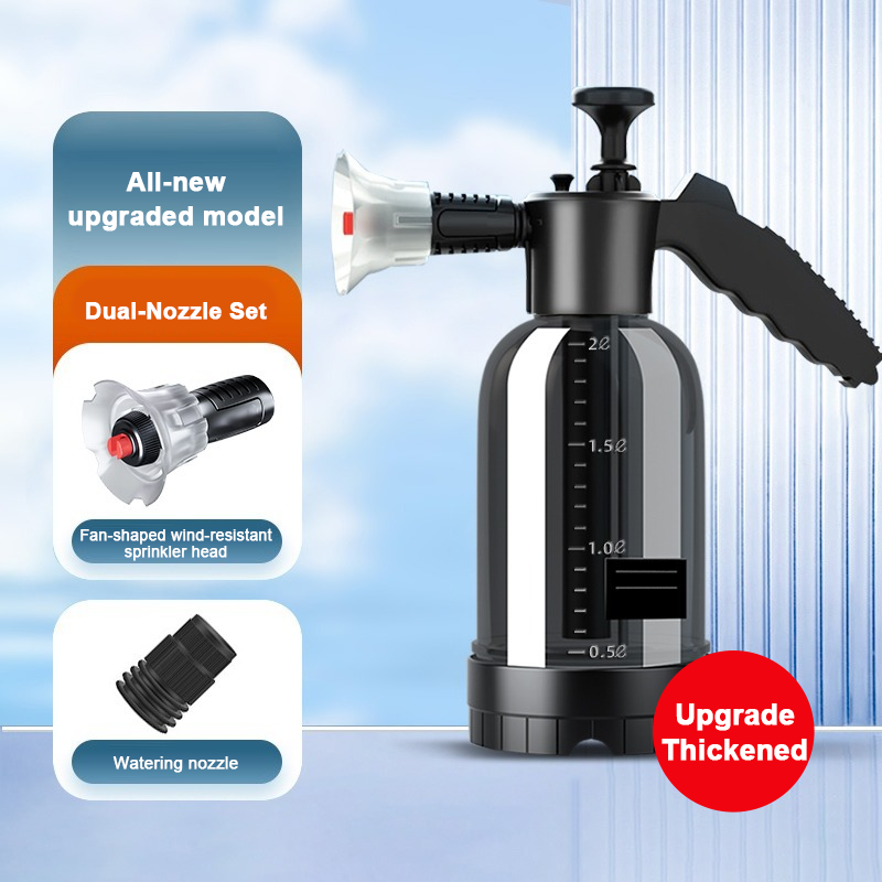 🎁 50 % RABATT! Hochschäumende Autowaschspritze – Dicker Schaum, breiter 60°-Sprühstrahl und zwei Düsen für müheloses Reinigen 🧼🚗