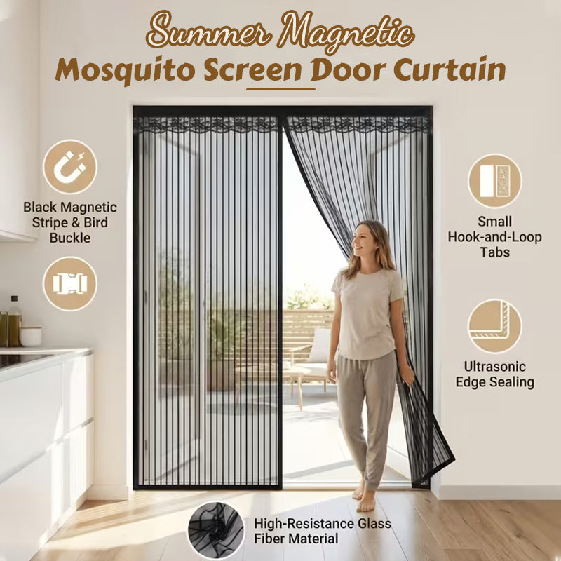 Magic Mesh Sommer-Magnet-Fliegengittervorhang