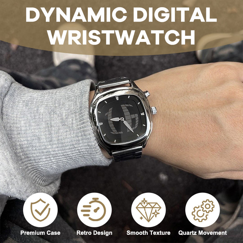 Dynamische Digitalanzeigeuhr