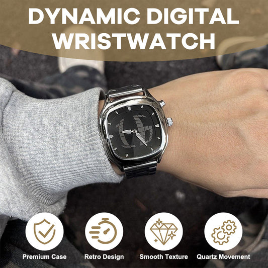 Dynamische Digitalanzeigeuhr
