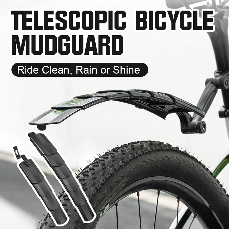 Teleskop-Fahrradschutzblech – Sauber unterwegs, bei Regen oder Sonnenschein