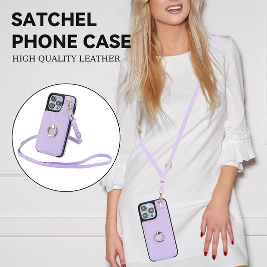 Schräg tragbare Akkordeon-Lederhandyhülle — Die perfekte Kombination aus Stil und Funktionalität 📱✨/Slanted Portable Accordion Leather Phone Case