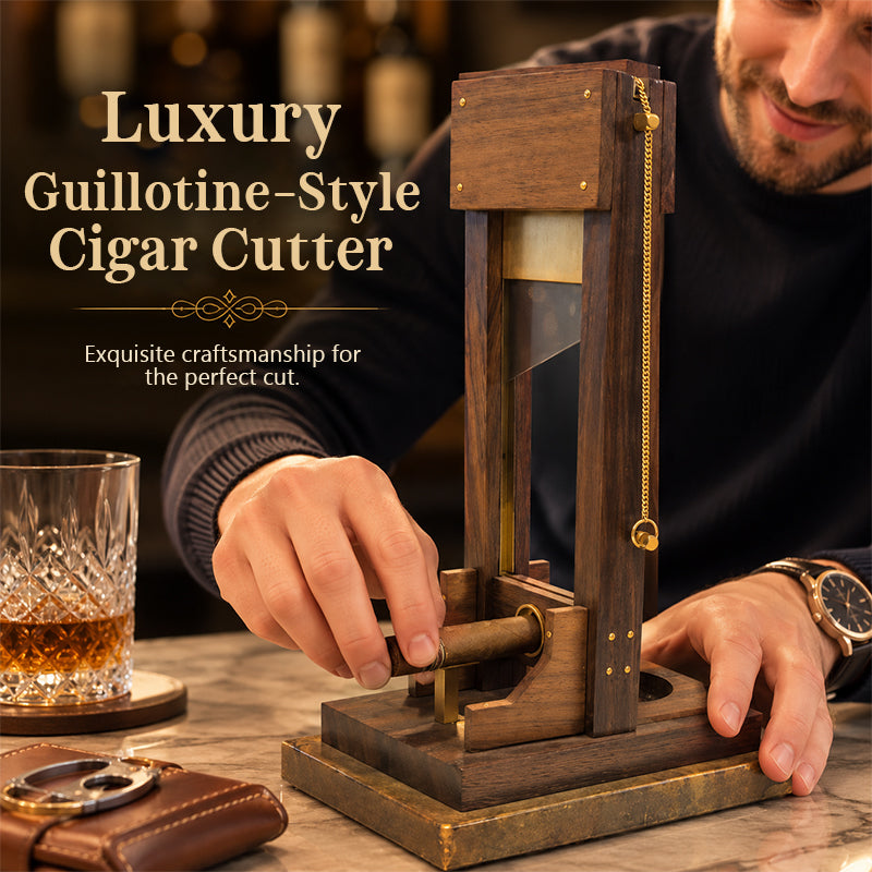 Luxuriöser Tisch-Zigarrenschneider | Einzigartiger Schneider im Guillotine-Stil