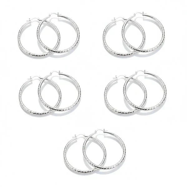 🎉2 zum Preis von 1🎁Diam🎉 2 zum Preis von 1 🎁 Diamantschliff-Creolen für Damen – Elegant, funkelnd 💎Diamantschliff-Creolen für Damen