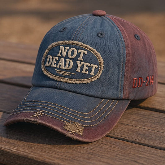 NOT DEAD YET – Vintage-Waschung Baseballkappe