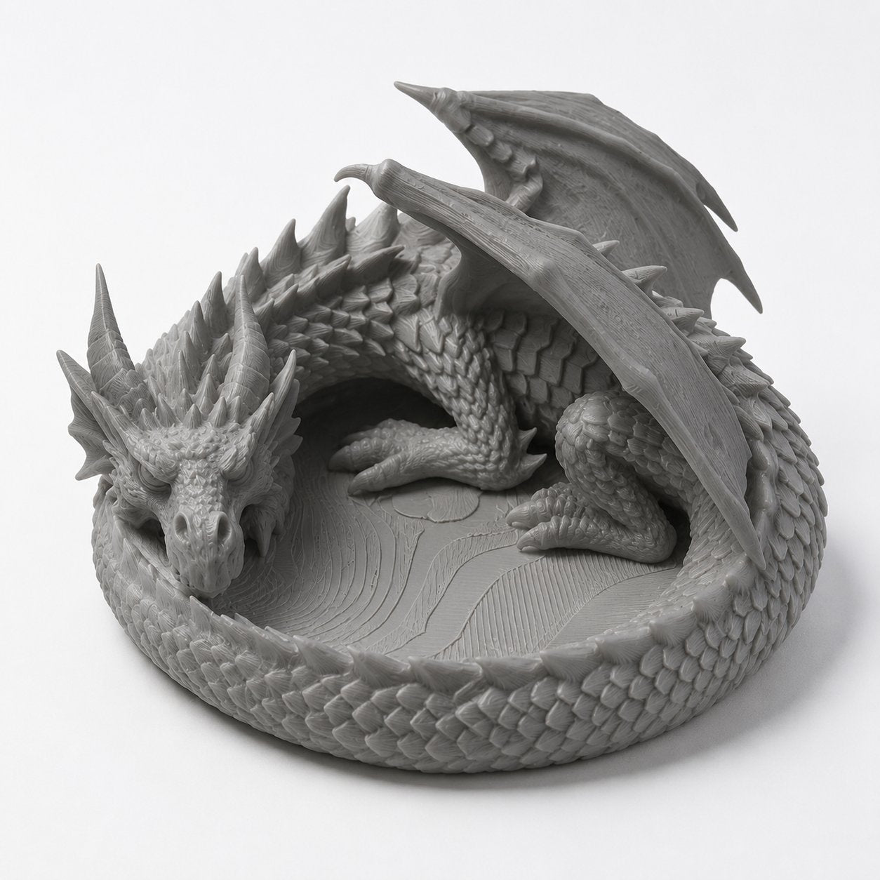 🐉3D-gedruckte Aufbewahrungsschale „Dragon Guardian“ – Der Schatz des Drachen!