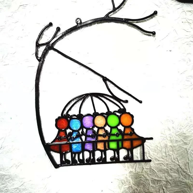 Sonnenfänger, Fensterbehang, Buntglaskunst