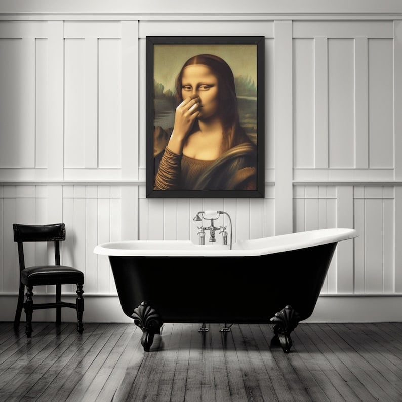 Lustige und Retro-Dekorationen für Toiletten/Räume