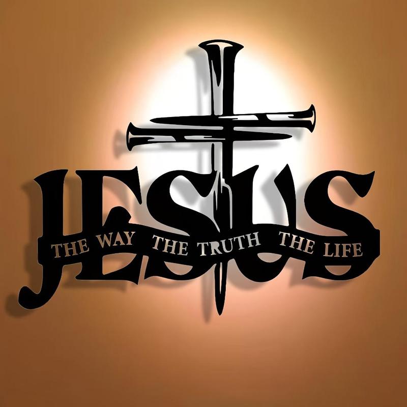 (🎁Letzter Tag 49% Rabatt)🔥Jesus & Kreuz Design Wandkunst⌛Limitierte handgefertigte Serie