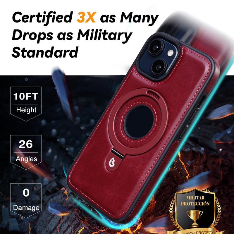 🍎Luxury Leather MagneticPhone Case