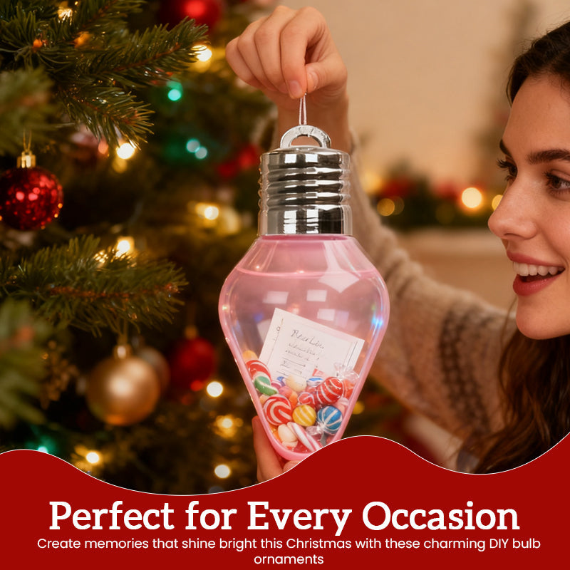 Weihnachtslichter-Geschenkglas