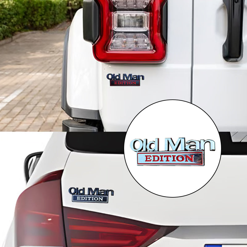 Autoaufkleber für Senioren/🚗 Autoaufkleber „Old Man Edition“