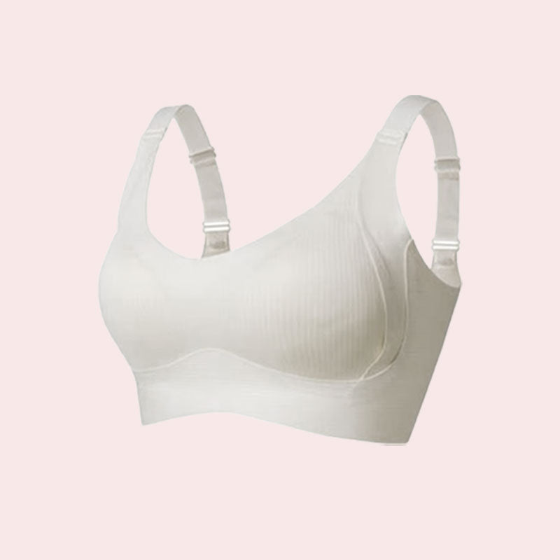 🎁Gerippter Push-up-BH mit verstellbaren Bügeln für Frauen