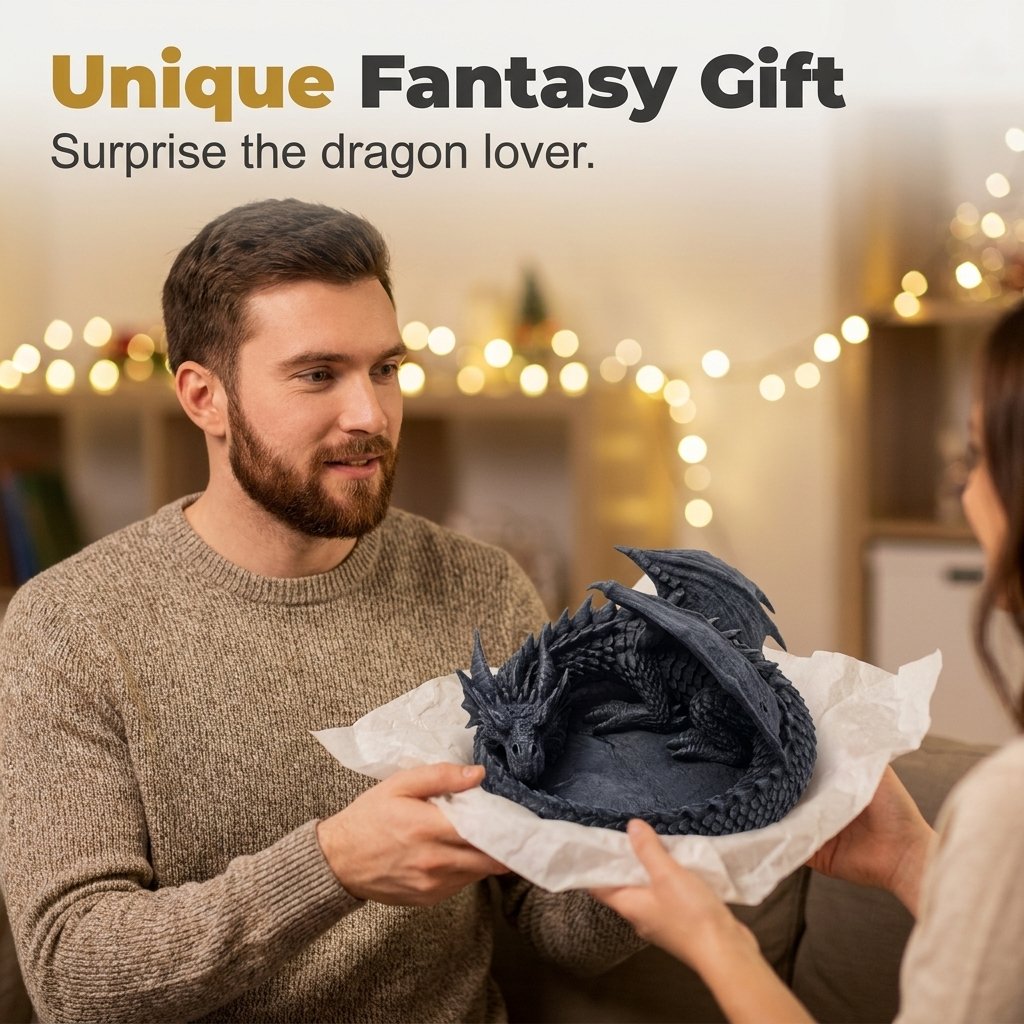 🐉3D-gedruckte Aufbewahrungsschale „Dragon Guardian“ – Der Schatz des Drachen!