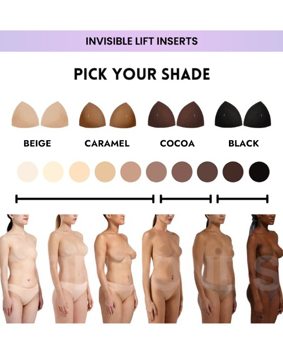 🔥BLITZVERKAUF🔥Unsichtbare Lift-Einlagen | Doppelseitig klebender BH-Lifter für sofortigen Boost
