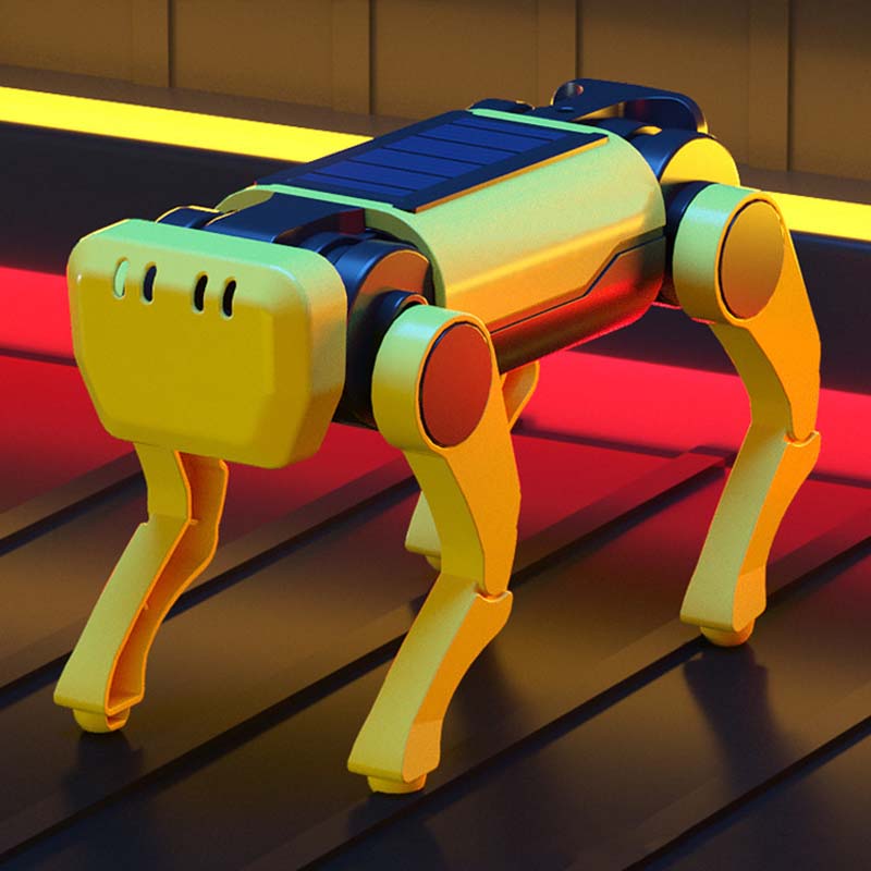 Solarbetriebenes Roboter-Hundespielzeug - Lernen und wachsen durch Spielspaß!🌟