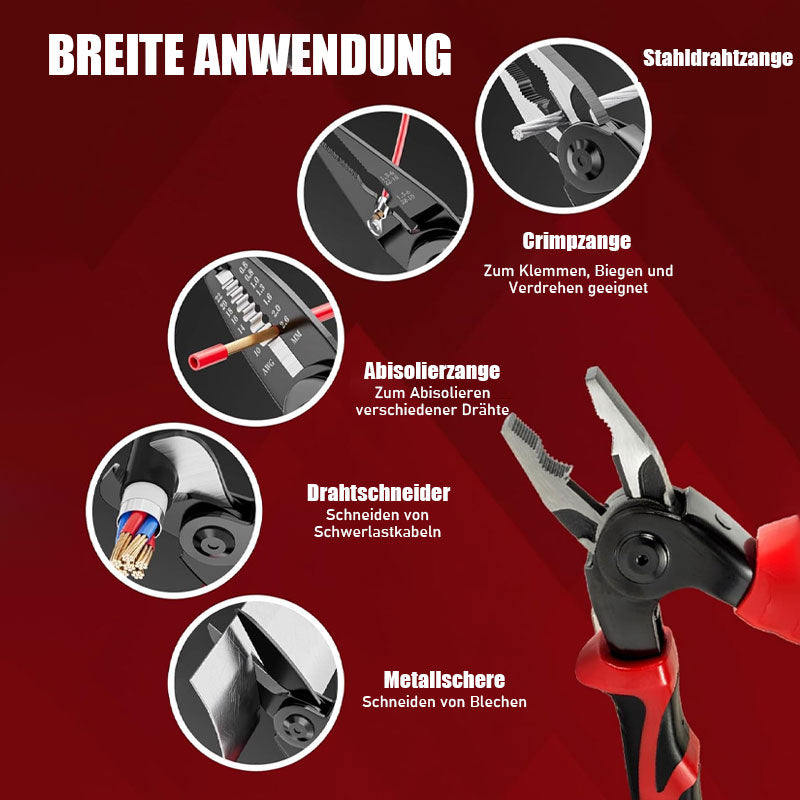 🛠 Fünf-in-Eins Multifunktionale Wechselkopf-Zangenset | Eine Zange, fünf Funktionen – für jede Aufgabe bereit! 💪