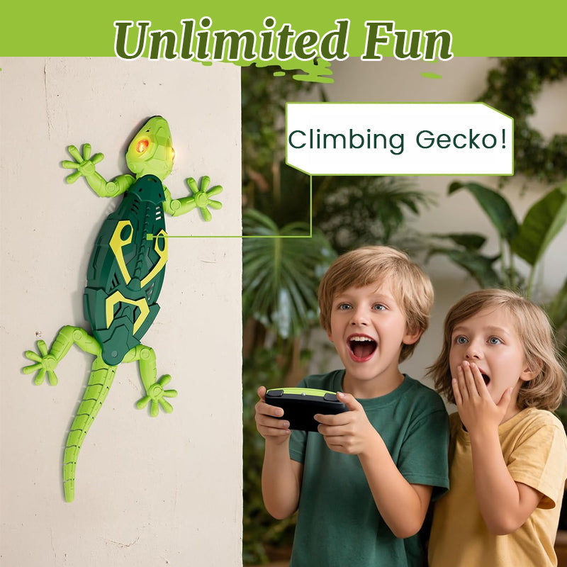 Infrarot-Wandkletter-Gecko-Spielzeug mit Licht 🦎✨