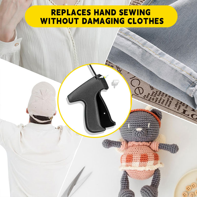 Stitch Quick Kleidung Fixer🎉（6 Nadeln + Klebenadel schwarz 500 + Klebenadel weiß 500）