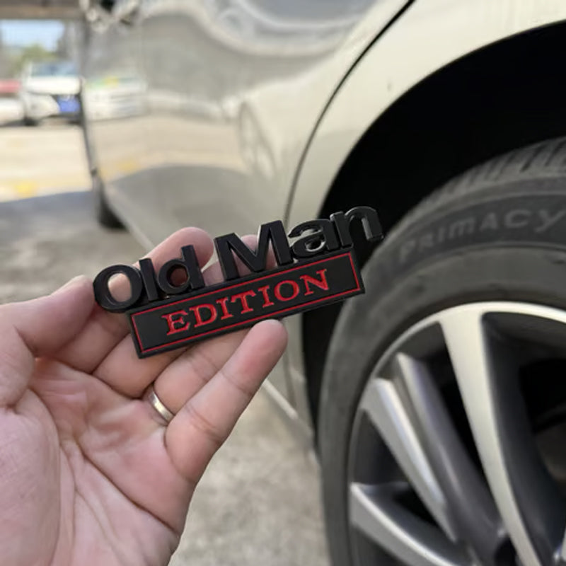 Autoaufkleber für Senioren/🚗 Autoaufkleber „Old Man Edition“