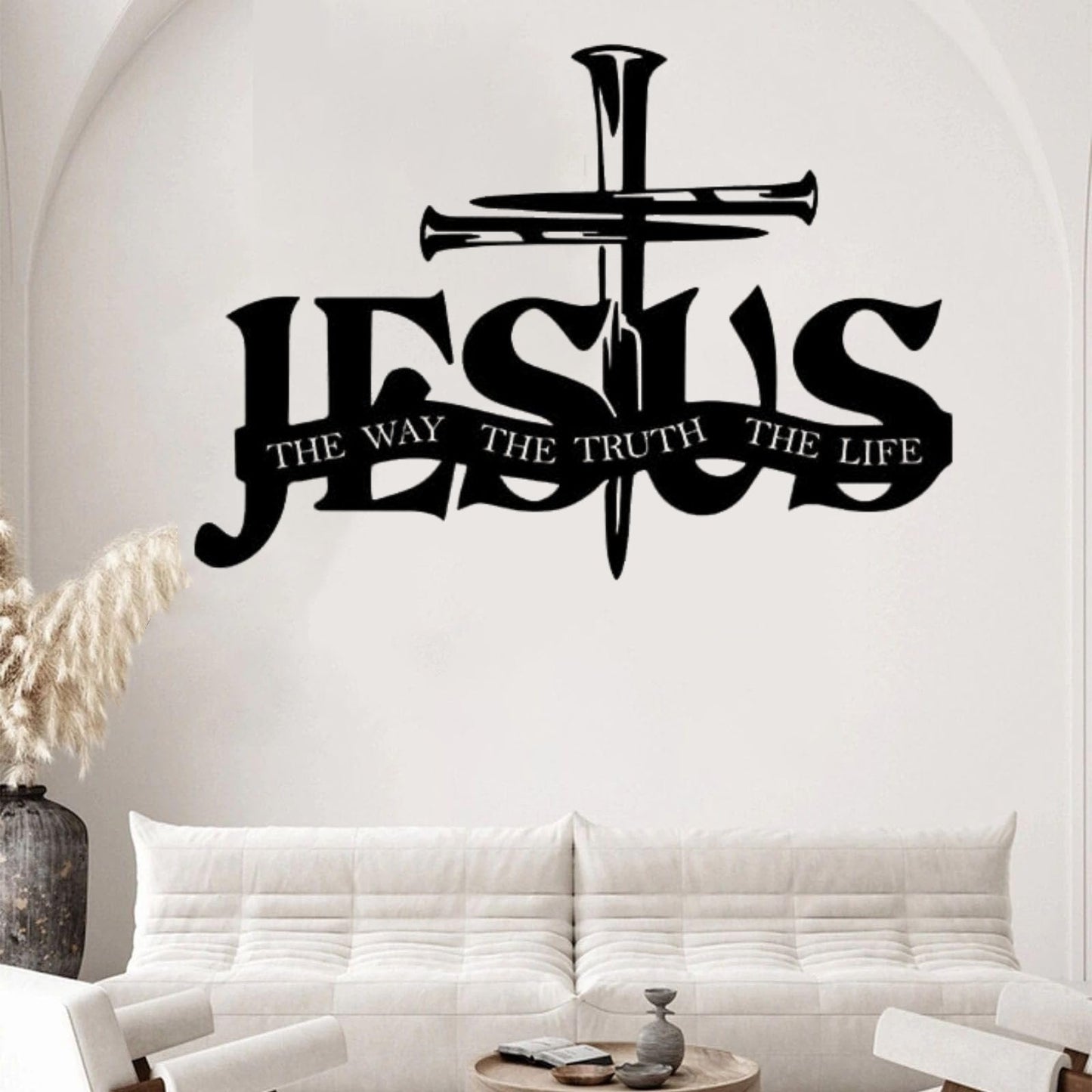 (🎁Letzter Tag 49% Rabatt)🔥Jesus & Kreuz Design Wandkunst⌛Limitierte handgefertigte Serie