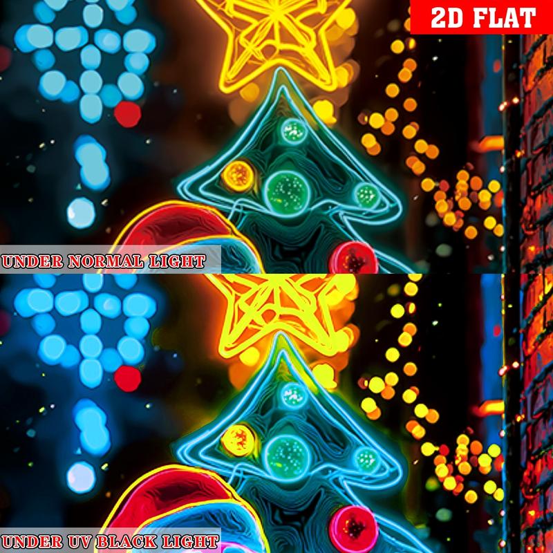Fluoreszierender Weihnachts-Türbehang Party-Banner