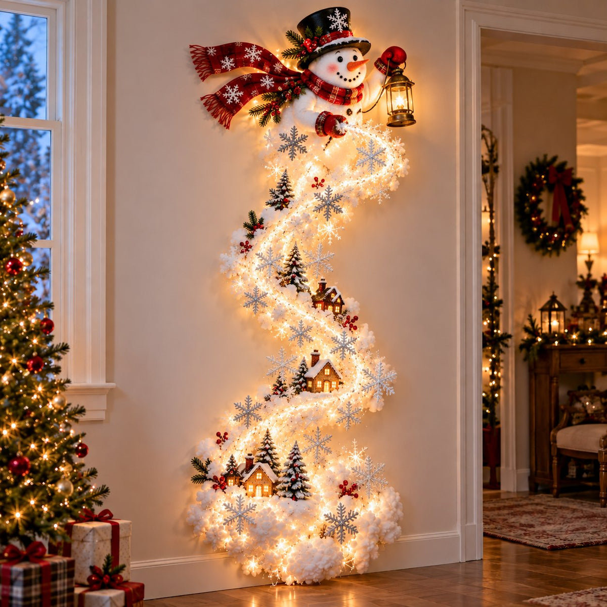 ✨Wandleuchte „Christmas Magic Trail“ – Ein bisschen Weihnachtszauber direkt an Ihrer Wand✨