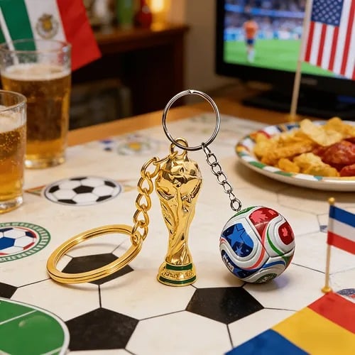 Schlüsselanhänger zur FIFA-Weltmeisterschaft 2026 in den USA, Mexiko und Kanada: Nimm den Geist des Spiels überallhin mit ✨