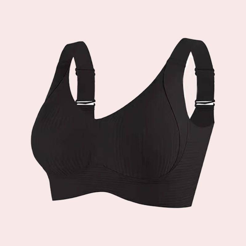 🎁Gerippter Push-up-BH mit verstellbaren Bügeln für Frauen
