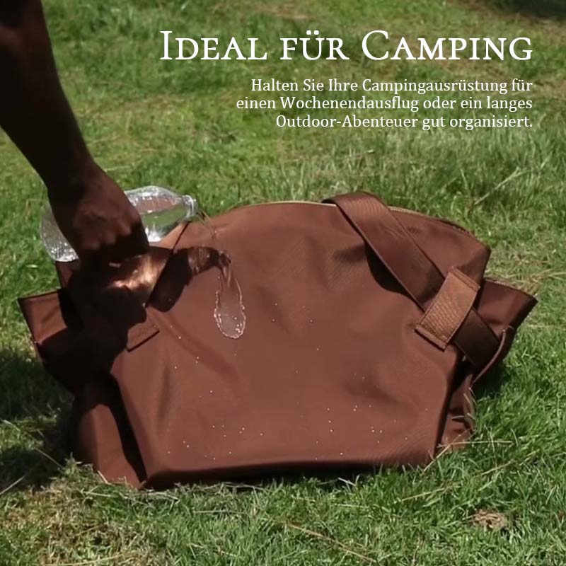 🎒 Faltbare Reise- und Campingtasche - Großes Fassungsvermögen und leicht zu trage
