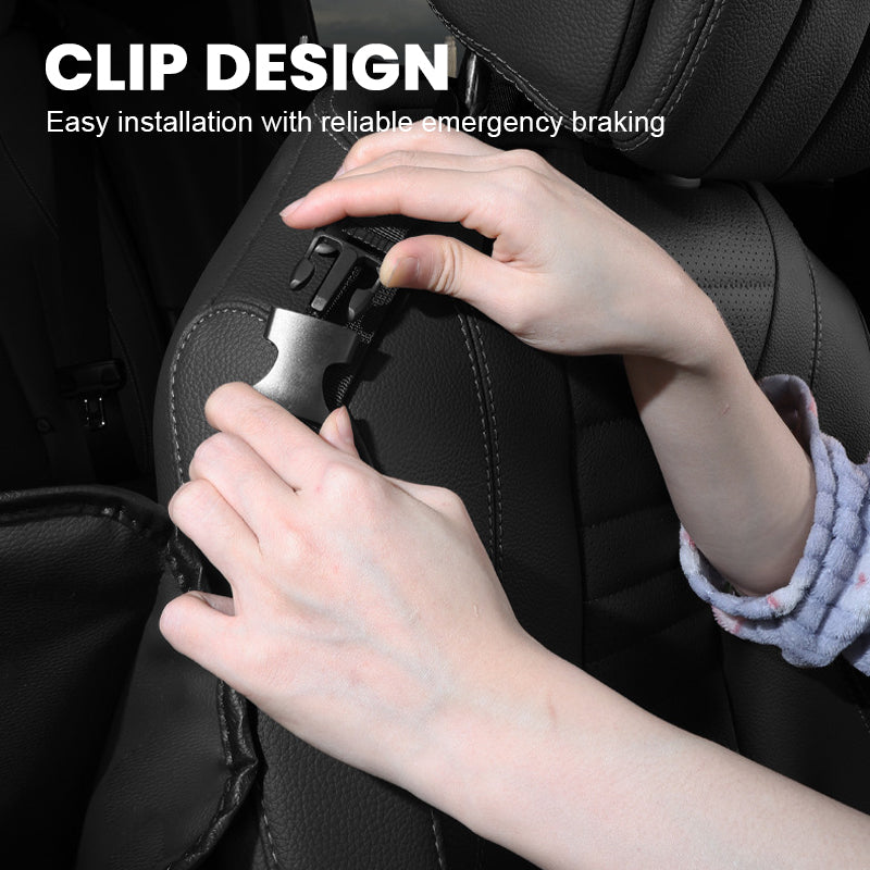 🚗 Car Seat Middle Leather Storage Net | Große Kapazität, halten Sie Ihr Auto ordentlich und aufgeräumt 💼