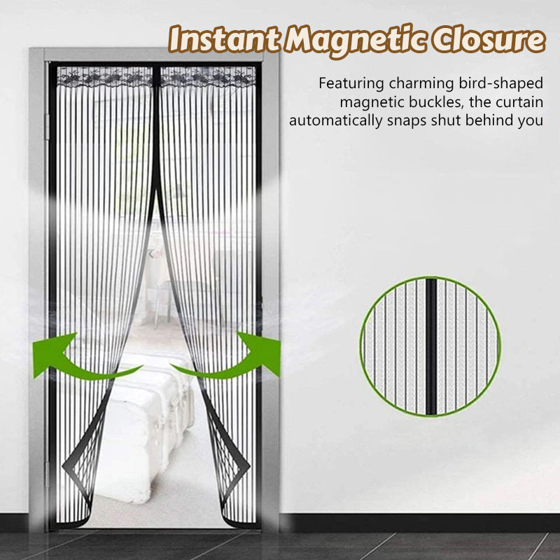 Magic Mesh Sommer-Magnet-Fliegengittervorhang