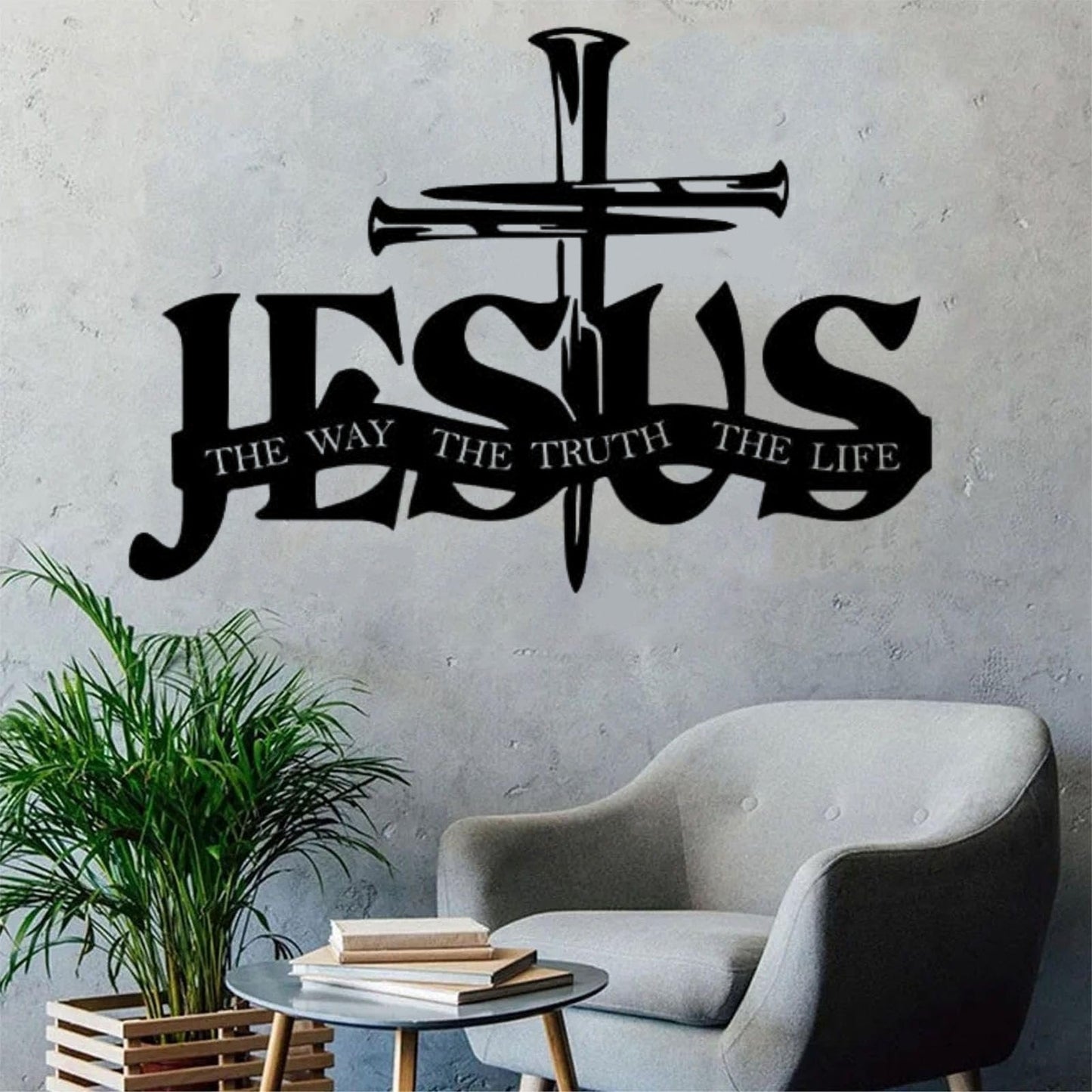 (🎁Letzter Tag 49% Rabatt)🔥Jesus & Kreuz Design Wandkunst⌛Limitierte handgefertigte Serie