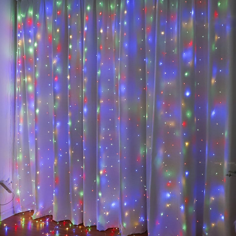 🎁Weihnachts-Sonderangebot: 49 % Rabatt🎅LED-Lichterkette, USB-betriebener LED-Lichtvorhang für Geschenkverpackungen