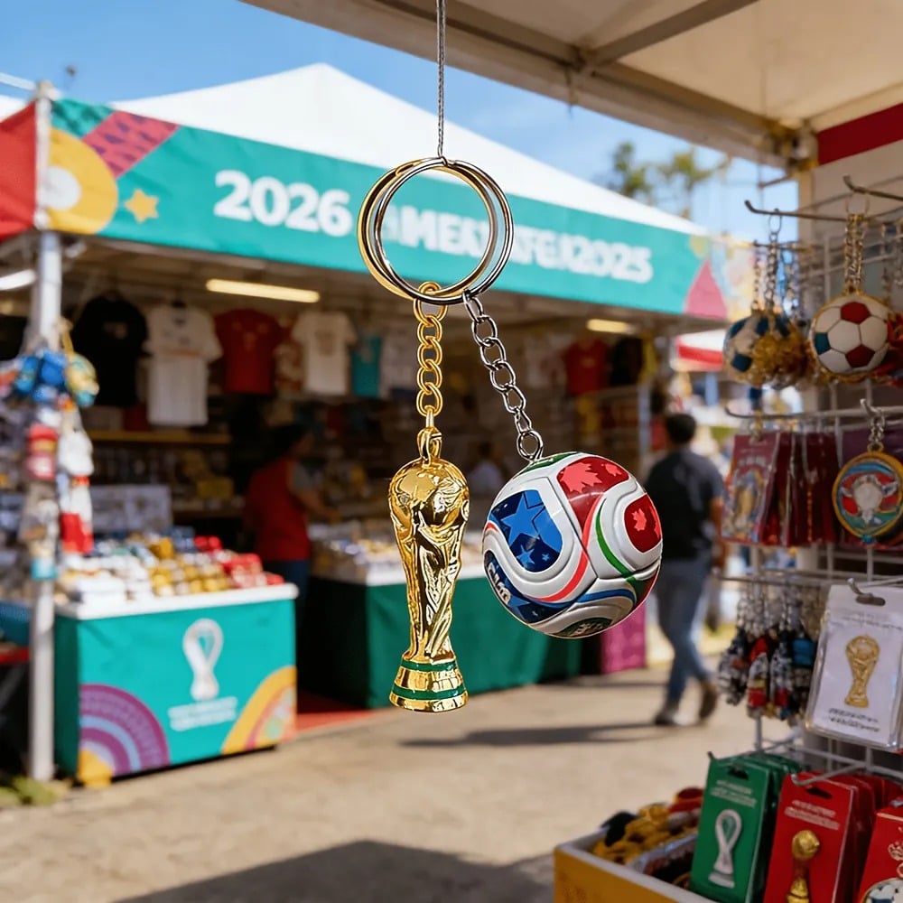 Schlüsselanhänger zur FIFA-Weltmeisterschaft 2026 in den USA, Mexiko und Kanada: Nimm den Geist des Spiels überallhin mit ✨