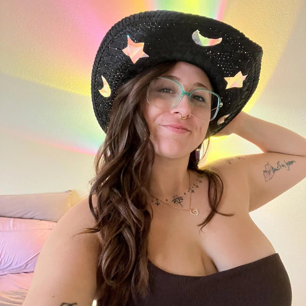 Letzter Tag 50% Rabatt🔥Sonnenfänger Cowgirl Stroh Prisma Hut