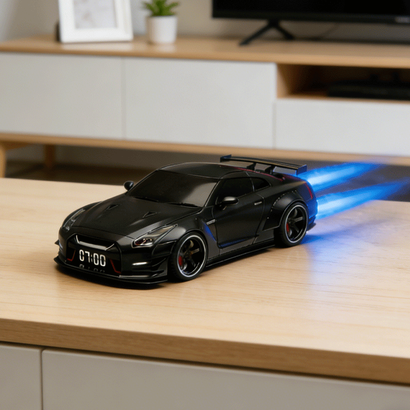 ⏰Hypercar-Wecker🏎️ Realistische Motor- und Lichteffekte