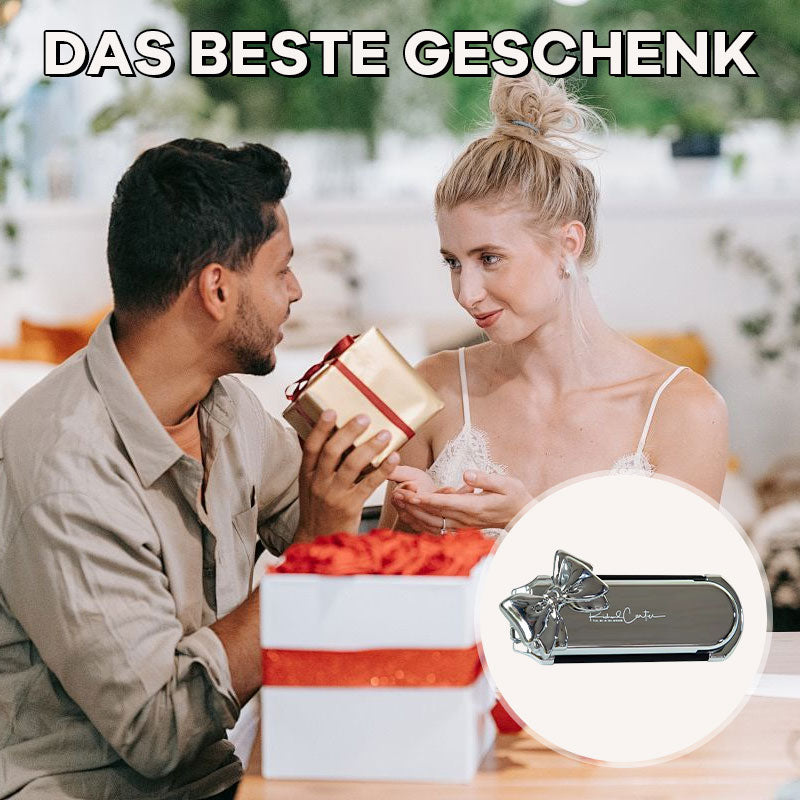 🤩Kleiner Kamm, tragbarer Mini-Klapp-Airbag-Kamm mit Spiegel