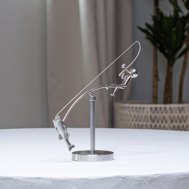 Creative Balanced Fishing Modell Ornamente