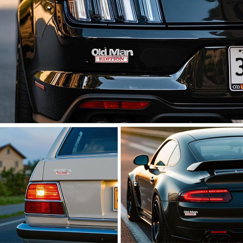 Autoaufkleber für Senioren/🚗 Autoaufkleber „Old Man Edition“