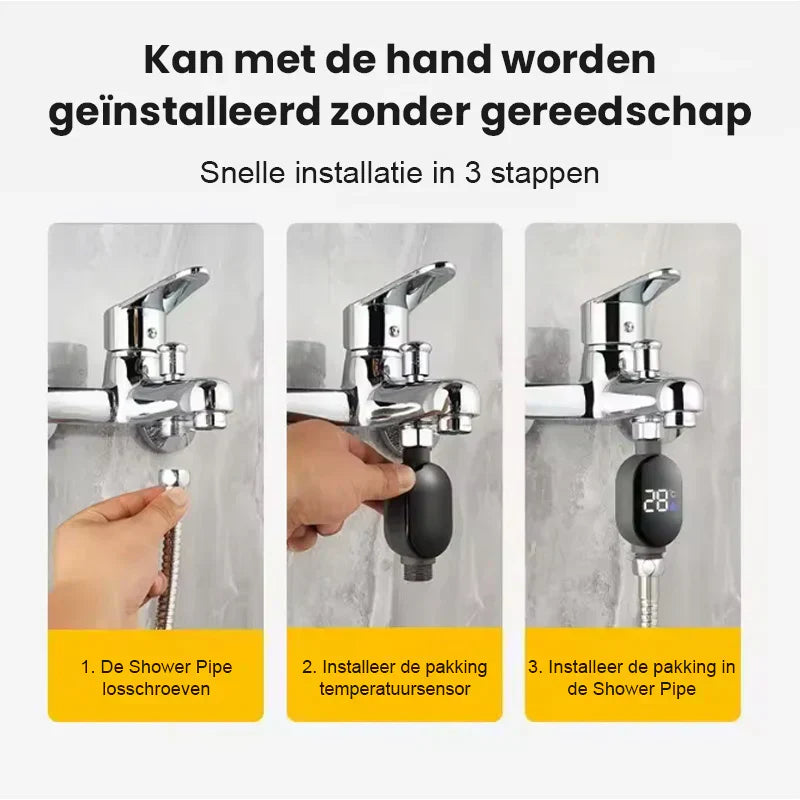💧Duschthermometer🌡️ Kein Rätselraten mehr – sofortige Temperaturanzeige! 🚿