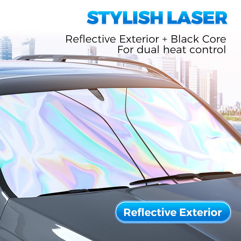 🌞🌈Laser Auto Windschutzscheibe Sonnenschirm