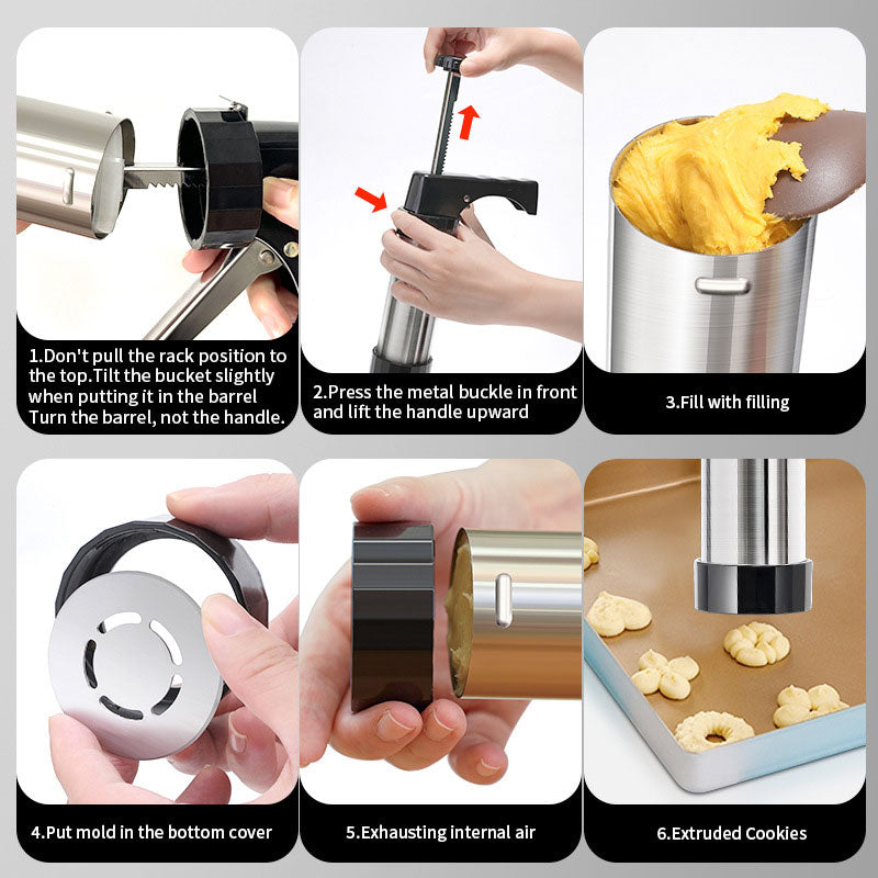 Plätzchendekoration Squeezer Set