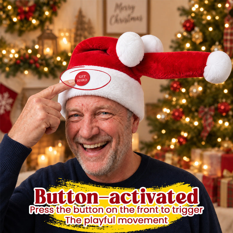 Lustige, wippende Weihnachtsmütze für Weihnachtsfeiern