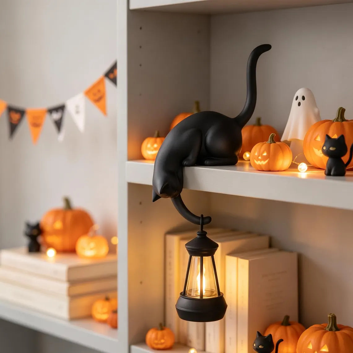 🐈‍⬛ Niedliche Katzen-Haken-Regaldekoration