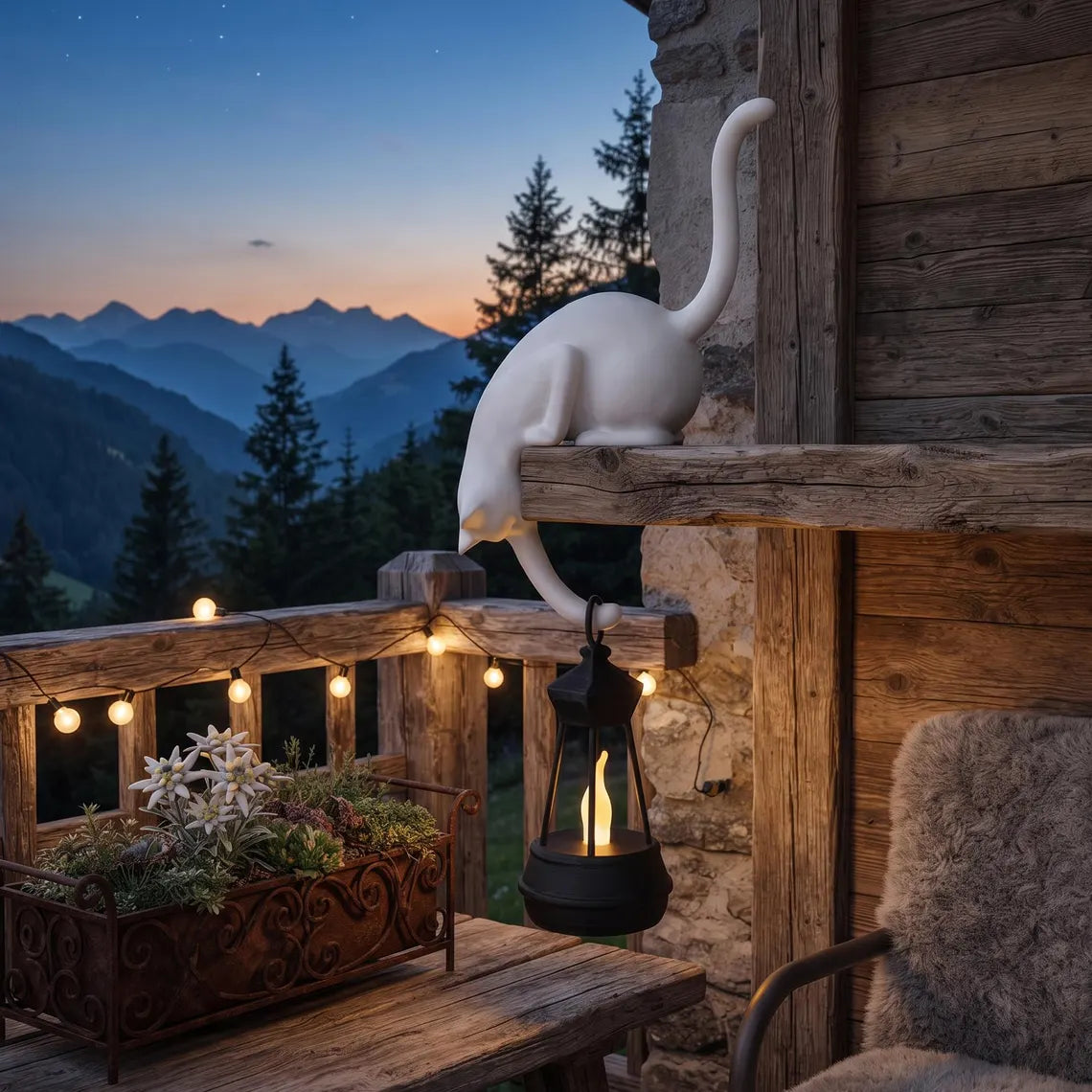 🐈‍⬛ Niedliche Katzen-Haken-Regaldekoration